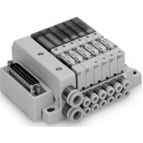 SMC solenoid valve 4 & 5 Port S0700 SS0751 Slim Compact Plug-in Manifold Bar Base, D-sub Connector, F Kit